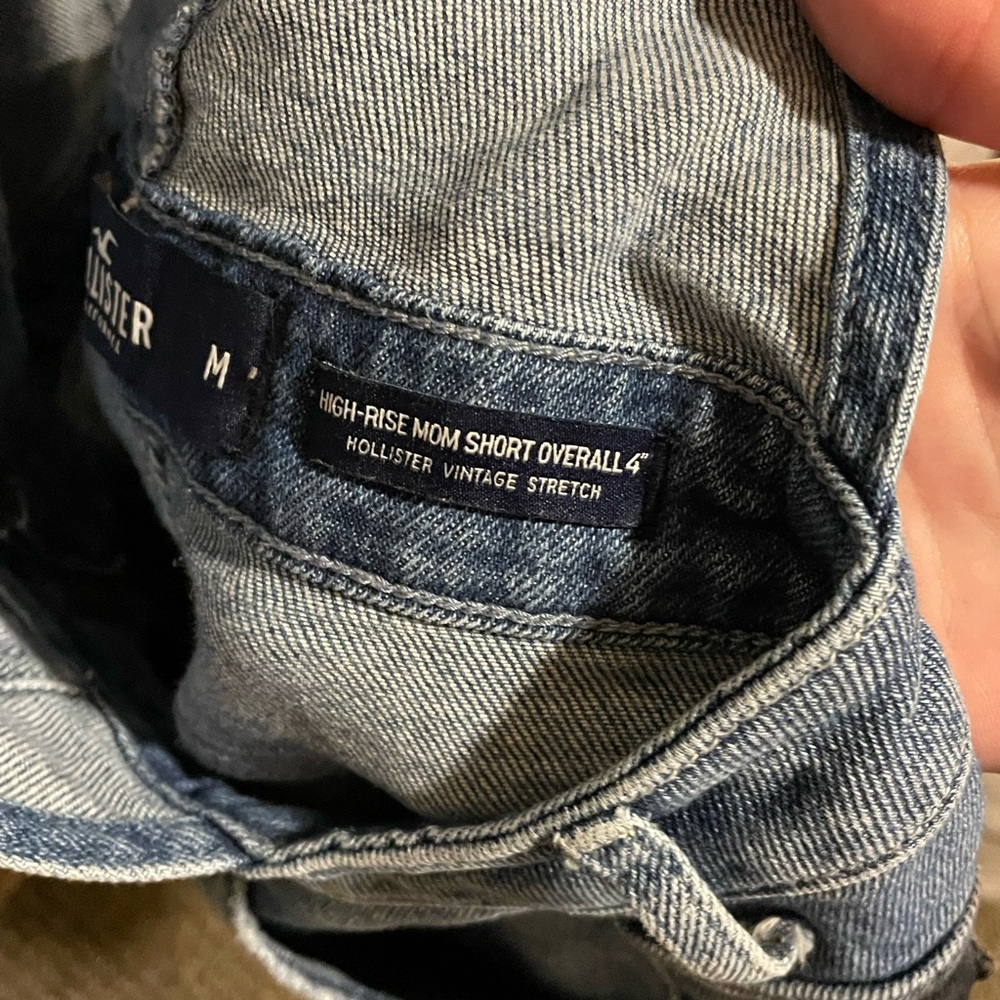 Hollister high rise short overalls